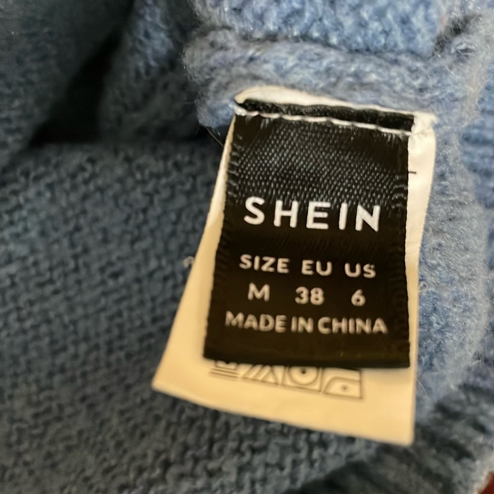 Shein Essnce Solid Turtleneck Cut Out Sweater Siz… - image 2